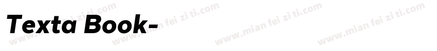 Texta Book字体转换